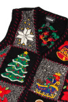Patchwork Ugly Christmas Sweater Vest 62037