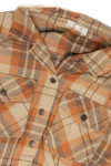 Amber Cropped Flannel Shacket