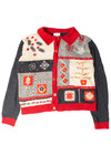 Colorful Collage Ugly Christmas Cardigan 59329