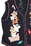 Black Ugly Christmas Vest 61093