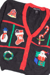 Black Ugly Christmas Cardigan 61187