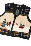 Green Landscape Ugly Christmas Vest 59315