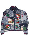 Santa Patchwork Ugly Christmas Sweater 62028