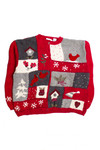 Red Ugly Christmas Cardigan 60572