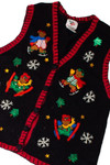 Winter Sport Bears Ugly Christmas Vest 59350