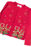 Red Ugly Christmas Cardigan 61114