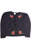 Black Ugly Christmas Cardigan 61118