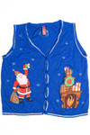 Blue Ugly Christmas Vest 61277