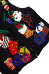 Black Ugly Christmas Vest 60775