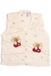 White Ugly Christmas Vest 61210