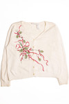 White Ugly Christmas Cardigan 61136