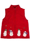 Snowmen Ugly Christmas Sweater Vest 62075
