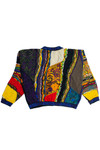 Vintage Coogi Cropped Cardigan Sweater (1990s)