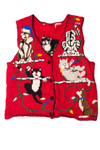 Kitties Climbing Like Crazy! Ugly Christmas Vest 59448