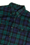 Hunter Green George Flannel Shirt