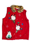 Red Ugly Christmas Vest 60762