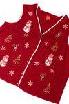 Red Ugly Christmas Vest 59501