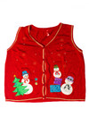 Red Ugly Christmas Vest 59522