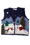 Blue Ugly Christmas Vest 59503