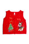 Red Ugly Christmas Vest 60800