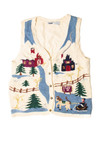 White Ugly Christmas Vest 59526