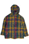 Vintage Reversible Flannel Winter Coat