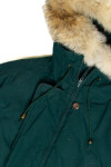 Dark Green Eddie Bauer Parka Winter Coat