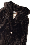 Dark Brown Faux Fur Coat 3