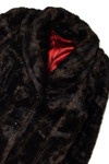 Dark Brown Faux Fur Coat 2