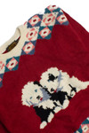Vintage Puppy Love Fair Isle Sweater (1990s)
