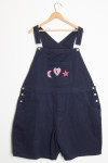 Vintage Denim Overall Shorts 88