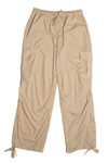 Taupe Cargo Parachute Pants