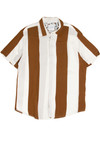 Caramel Striped Button Up Shirt
