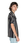 Black Striped Button Up Shirt