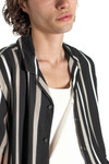 Black Striped Button Up Shirt