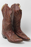 Brown Justin Cowboy Boots (Sz. 9 D) 1282