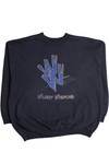 Work Hard Sweat Blue Sweatshirt 9140