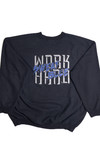 Work Hard Sweat Blue Sweatshirt 9140