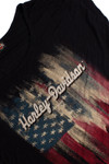 American Flag Harley Davidson T-Shirt (2010s) 678