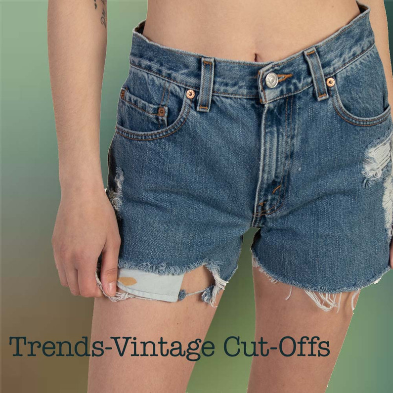 Vintage Cut-Off Denim Short