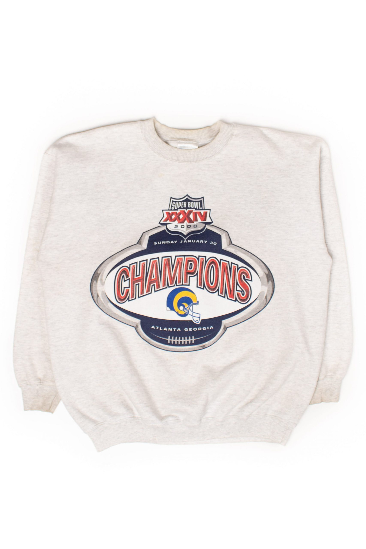 Vintage St. Louis Rams Super Bowl XXXIV Champions Sweatshirt (2000) 1 ...