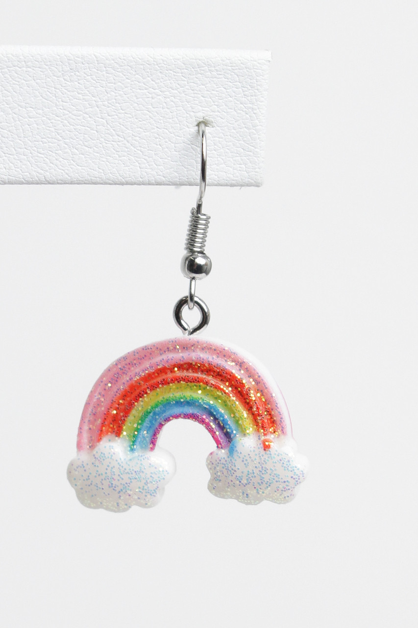 Alchemia Rainbow Druzy Teardrop Earrings - Charles Albert Inc