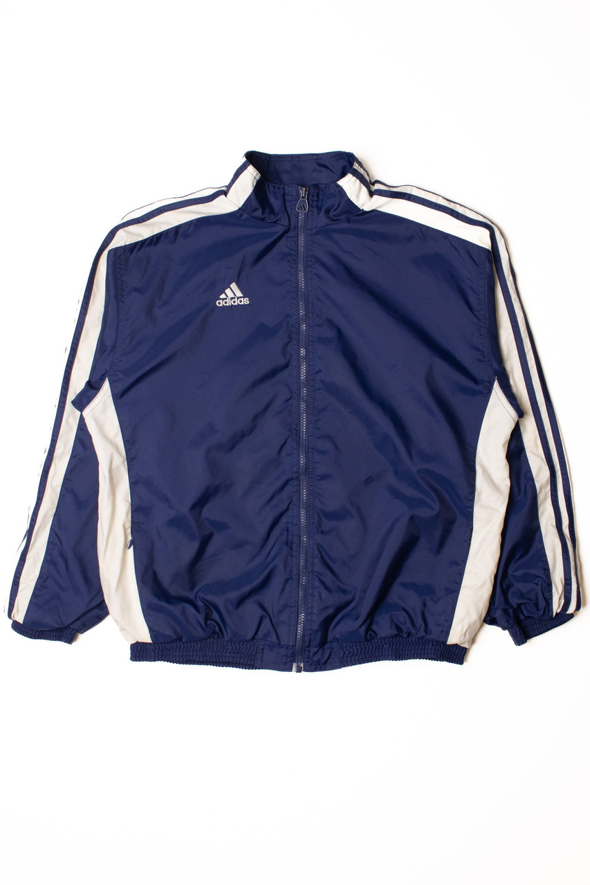 Vintage Adidas Navy Lightweight Jacket (1990s) - Ragstock.com