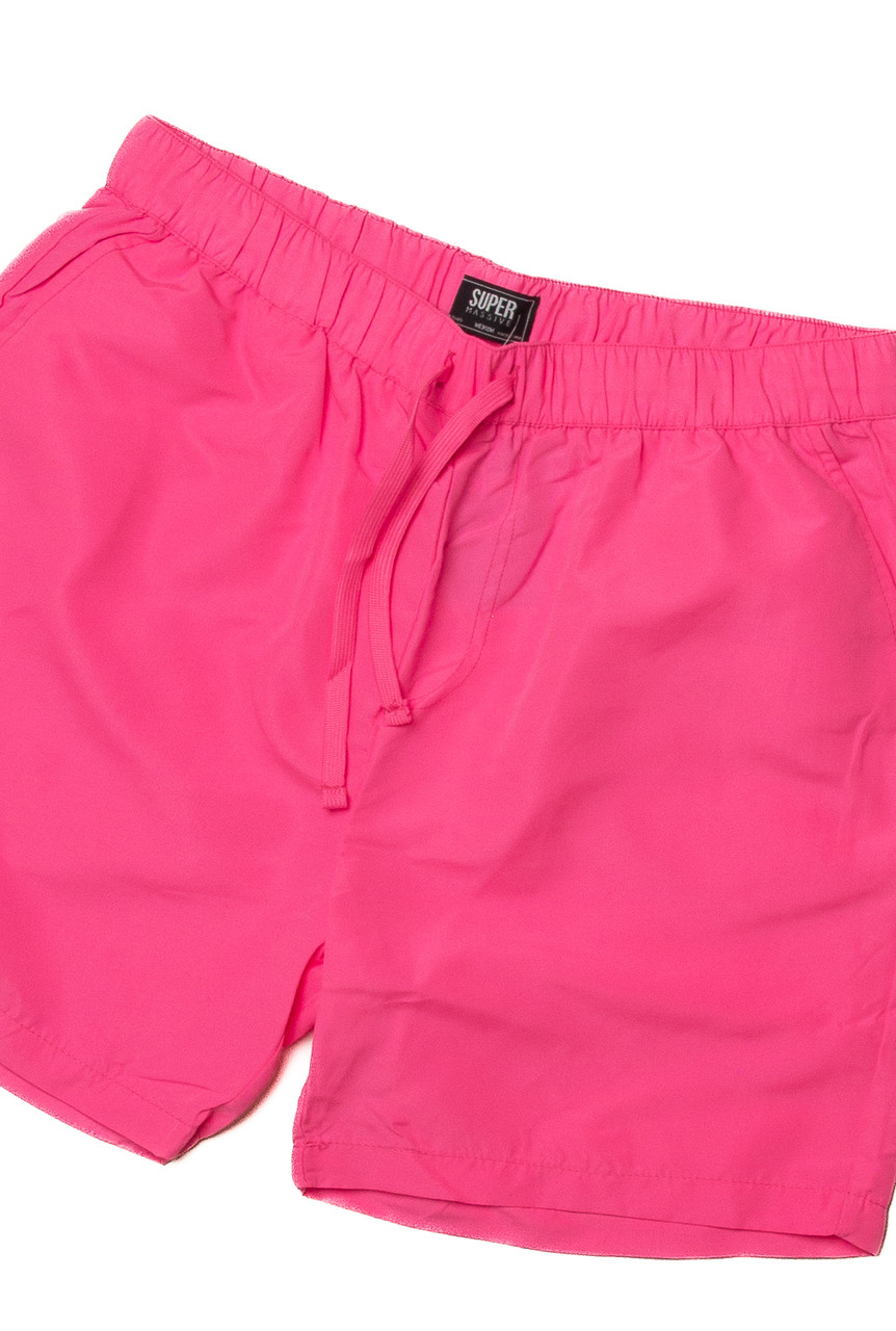 Neon Pink Nylon Short