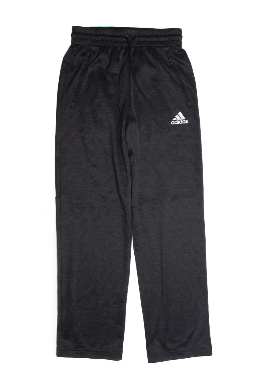 Adidas Mens Essential 3-Stripe Open Hem Fleece Pants