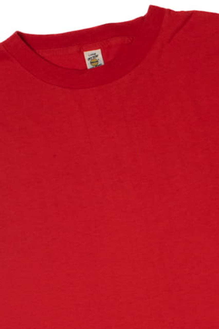 Red Muscle T-Shirt Blank - Ragstock.com
