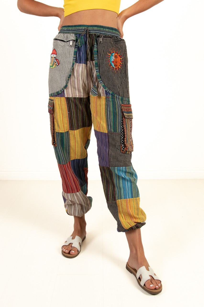 Patchwork Boho Pants 🧞‍♀️ | Hippie outfits, Hippie style clothing, Boho  outfits