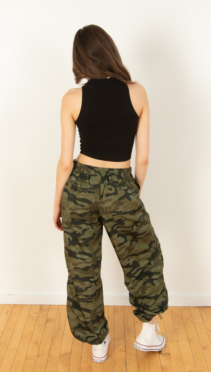 Camo Parachute Pants