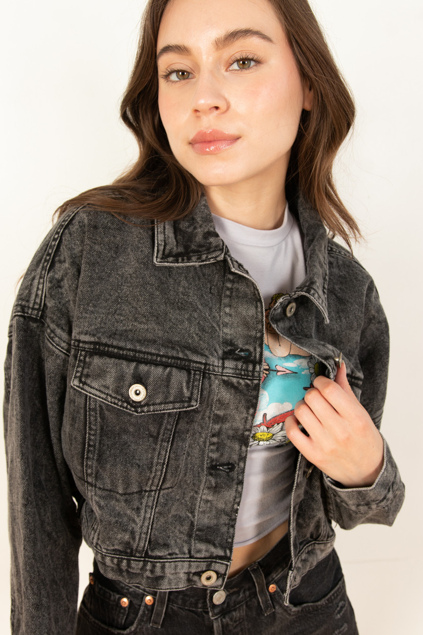 Super Cropped Denim Jacket