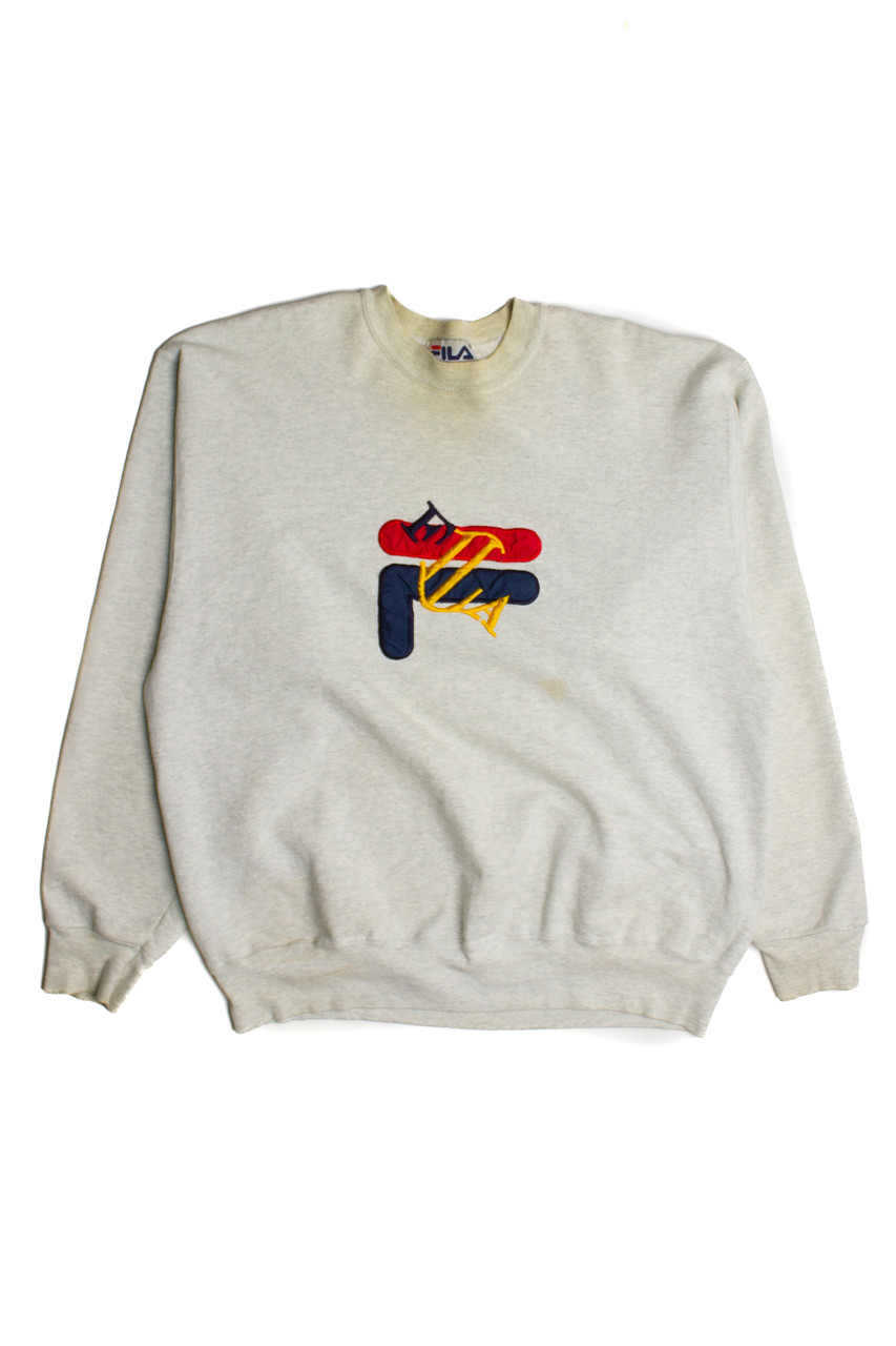 Onbelangrijk opslaan Trots Vintage FILA Thrashed Sweatshirt (1980s) 8970 - Ragstock.com